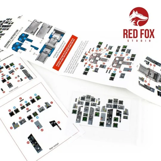 1/32 F/A-18B Hornet (for Academy/Kinetic kit), 1/32 - Red Fox Studi...