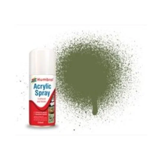 HUMBROL ACRYLIC HOBBY SPRAY 150ML No 80 Grass Green - Humbrol AD6080