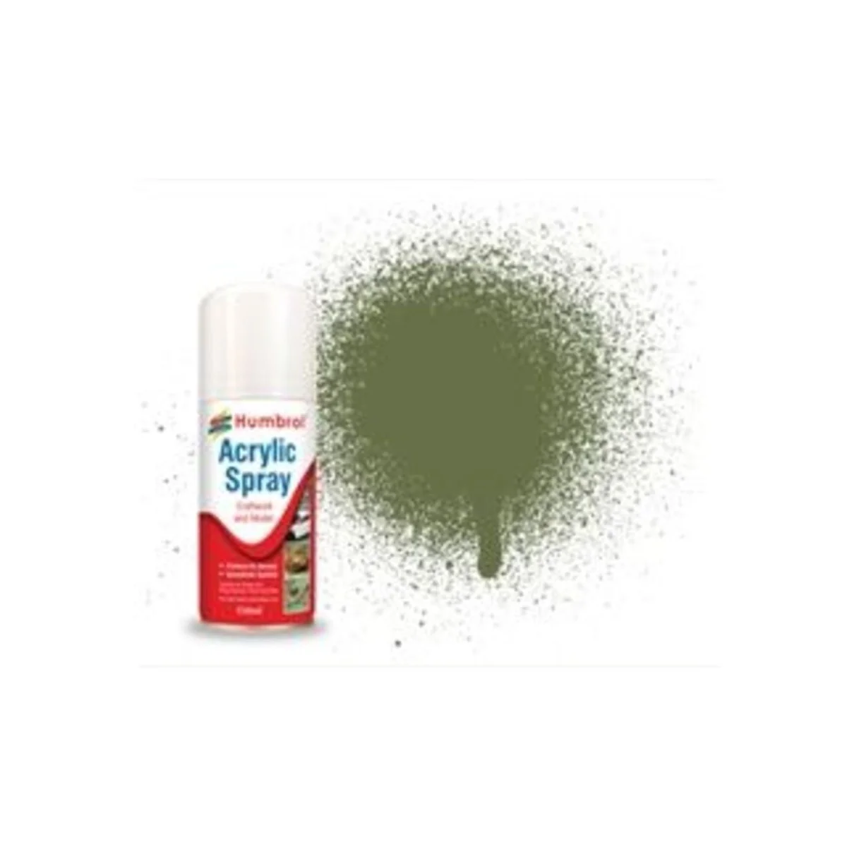 HUMBROL ACRYLIC HOBBY SPRAY 150ML No 80 Grass Green - Humbrol AD6080