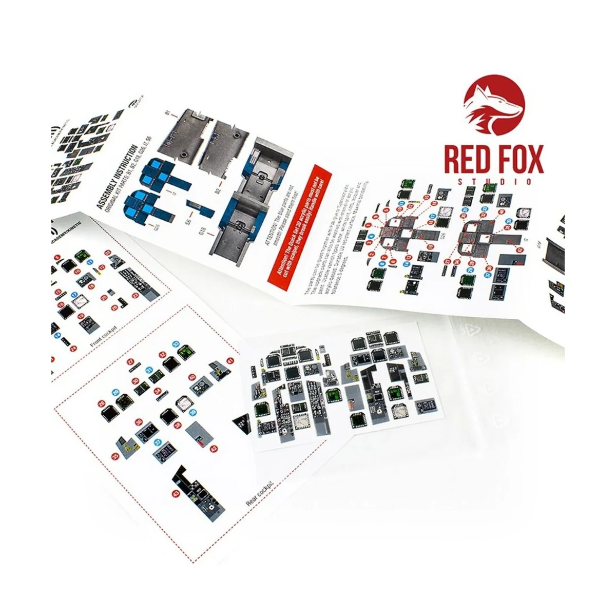 1/32 F/A-18D Early Hornet (for Academy/Kinetic kit), 1/32 - Red Fox...