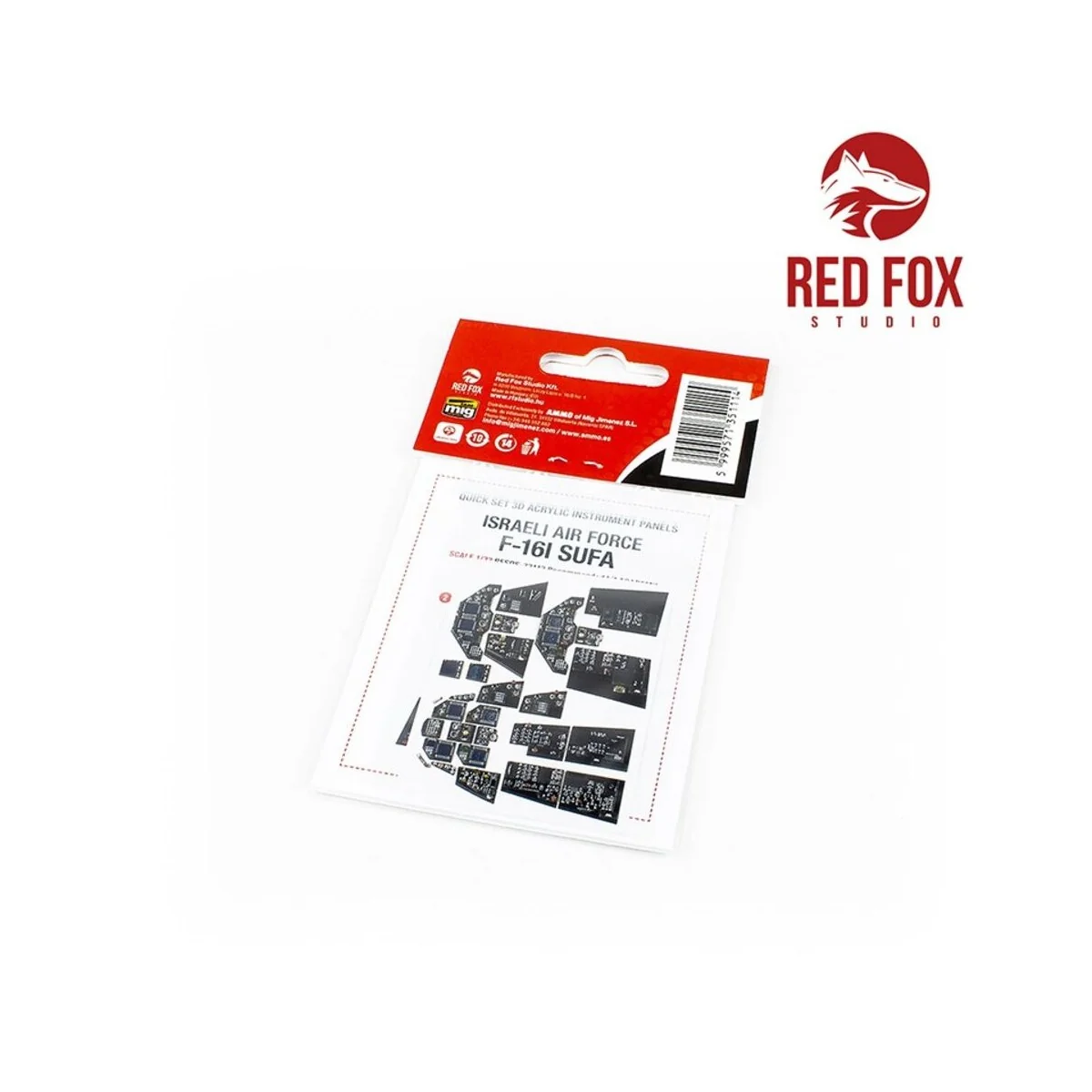 1/32 F-16I Sufa (for Academy kit), 1/32 - Red Fox Studio RFSQS-32112