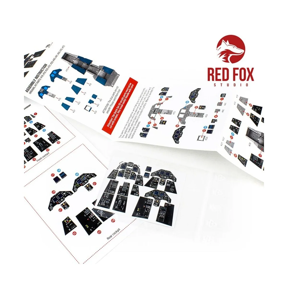 1/32 F-16I Sufa (for Academy kit), 1/32 - Red Fox Studio RFSQS-32112