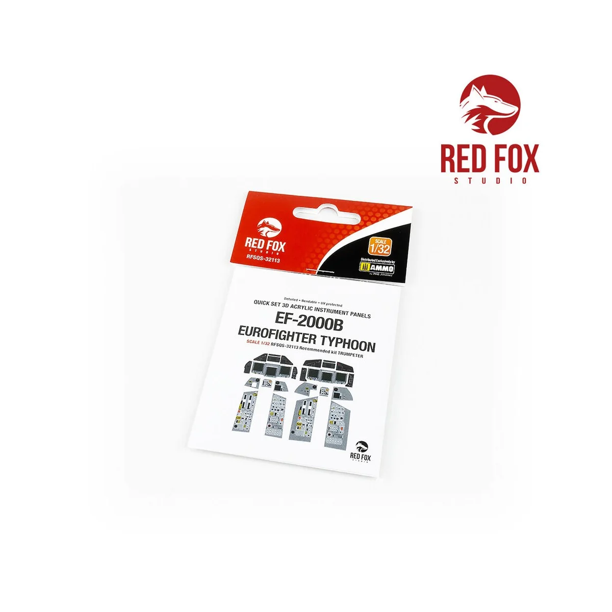 1/32 EF-2000B Eurofighter Typhoon (for Trumpeter kit) - Red Fox Stu...