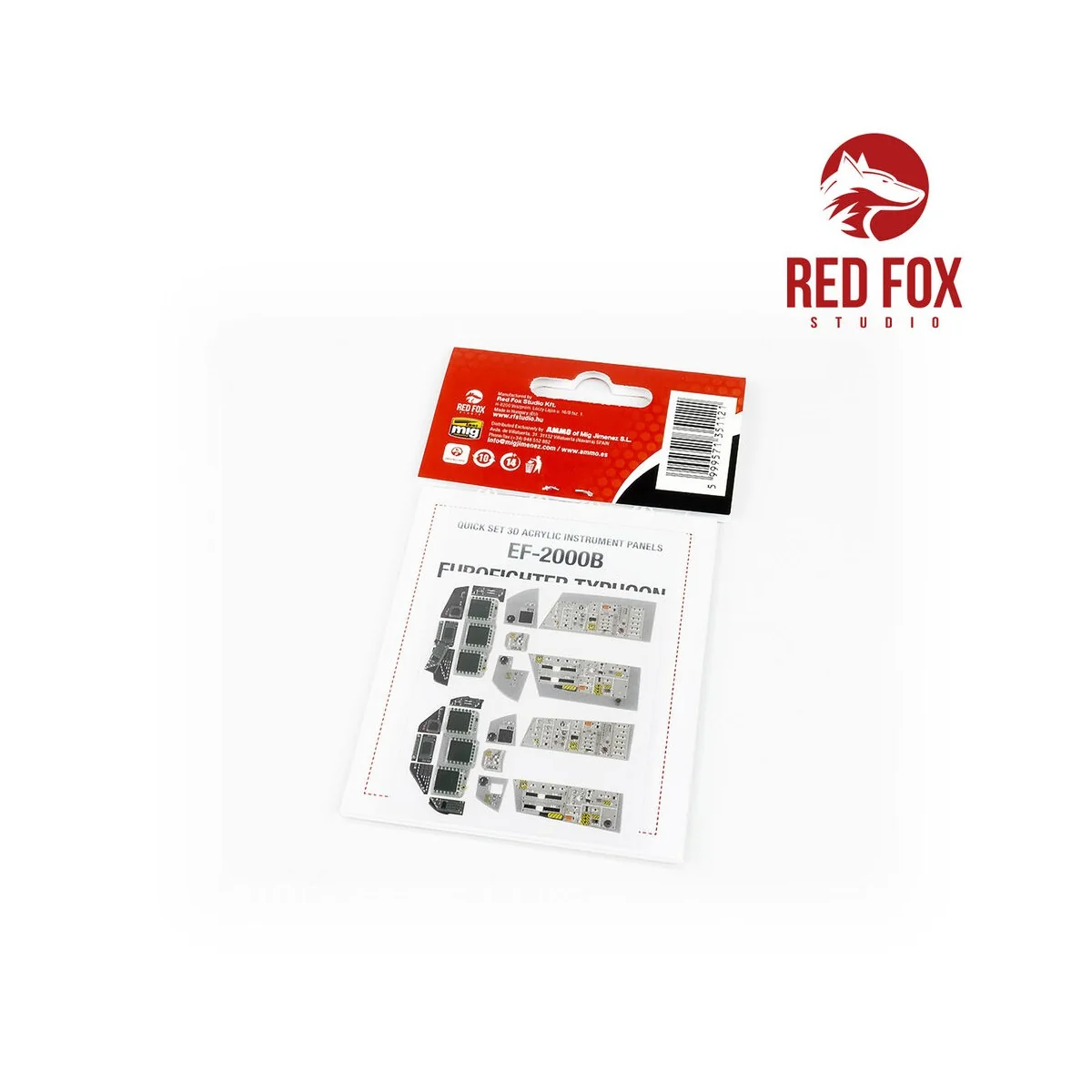 1/32 EF-2000B Eurofighter Typhoon (for Trumpeter kit) - Red Fox Stu...