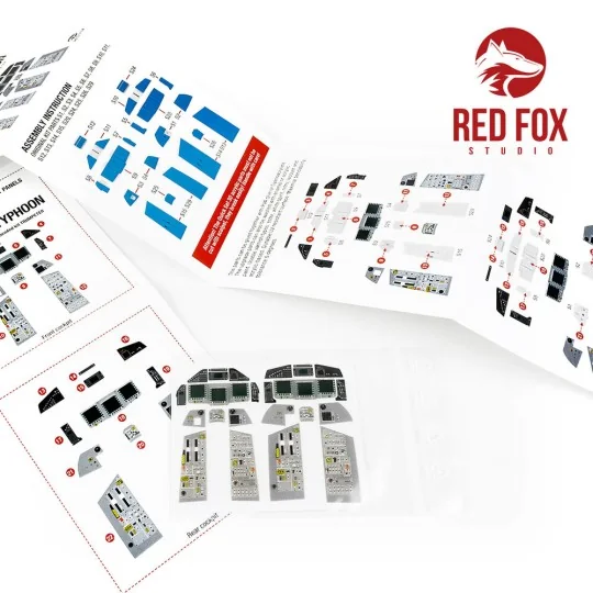 1/32 EF-2000B Eurofighter Typhoon (for Trumpeter kit) - Red Fox Stu...
