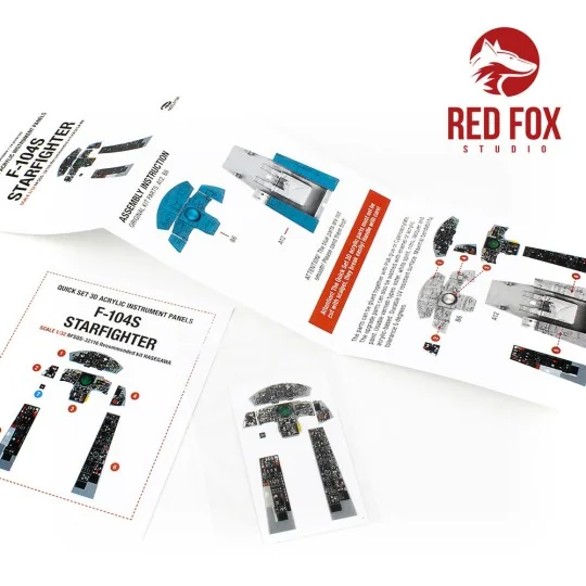 1/32 F-104S Starfighter (for Hasegawa kit), 1/32 - Red Fox Studio R...