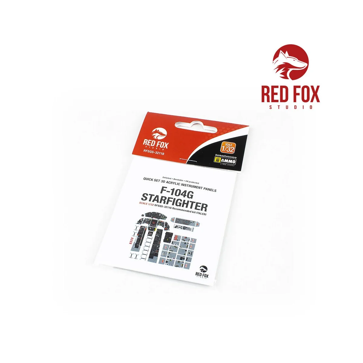 1/32 F-104G Starfighter (for Italeri kit) - Red Fox Studio RFSQS-32118