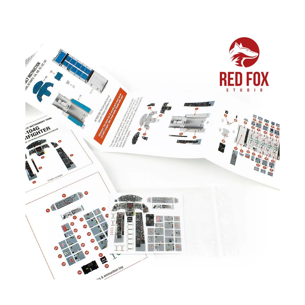 1/32 F-104G Starfighter (for Italeri kit) - Red Fox Studio RFSQS-32118