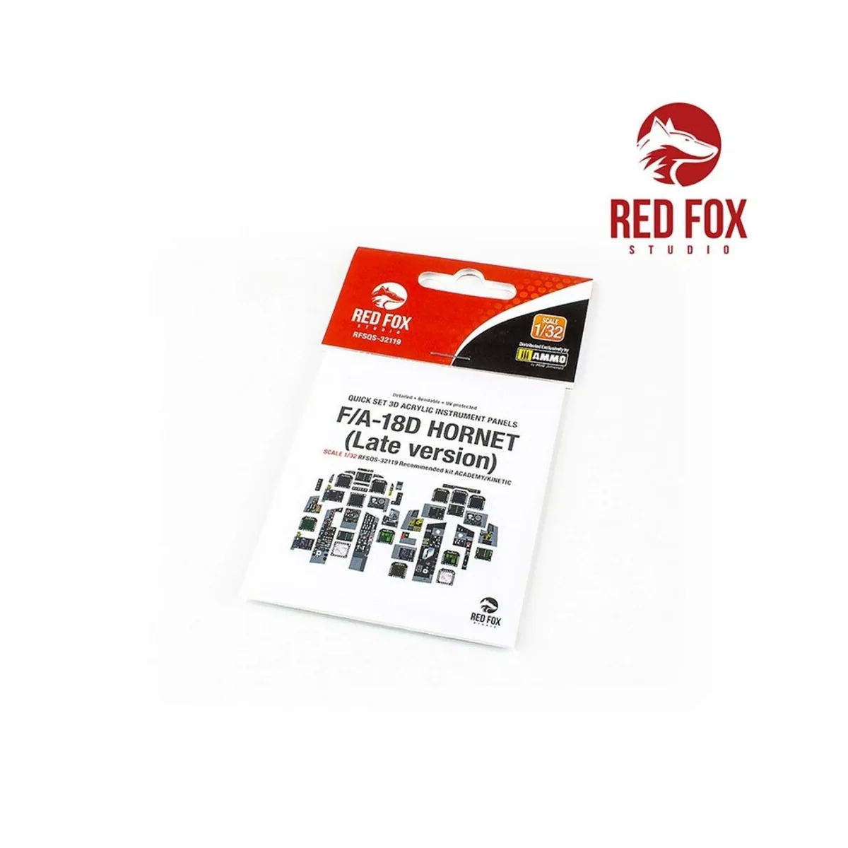 1/32 F/A-18D Late Hornet (for Academy/Kinetic kit) - Red Fox Studio...