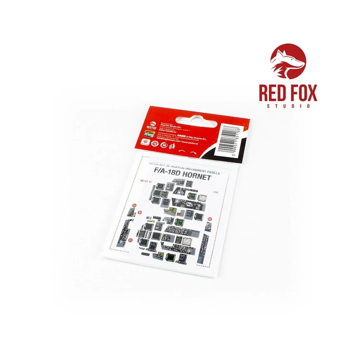 1/32 F/A-18D Late Hornet (for Academy/Kinetic kit), 1/32 - Red Fox ...