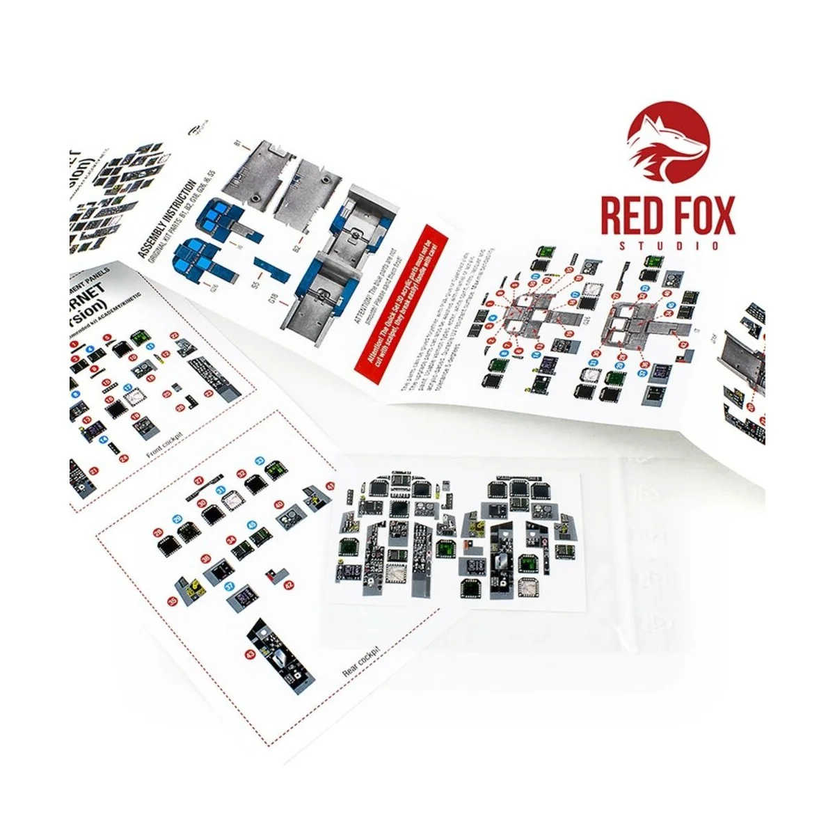 1/32 F/A-18D Late Hornet (for Academy/Kinetic kit), 1/32 - Red Fox ...