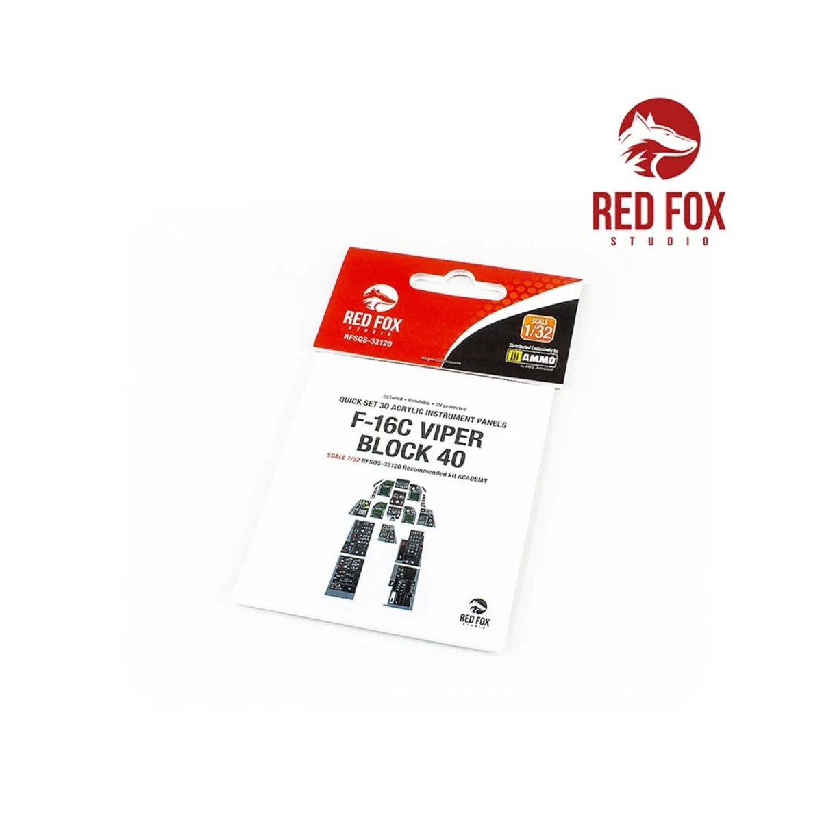 1/32 F-16C Block 40 Viper (for Academy kit), 1/32 - Red Fox Studio ...