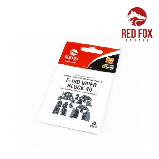 1/32 F-16D Block 40 Viper (for Academy kit) - Red Fox Studio RFSQS-...