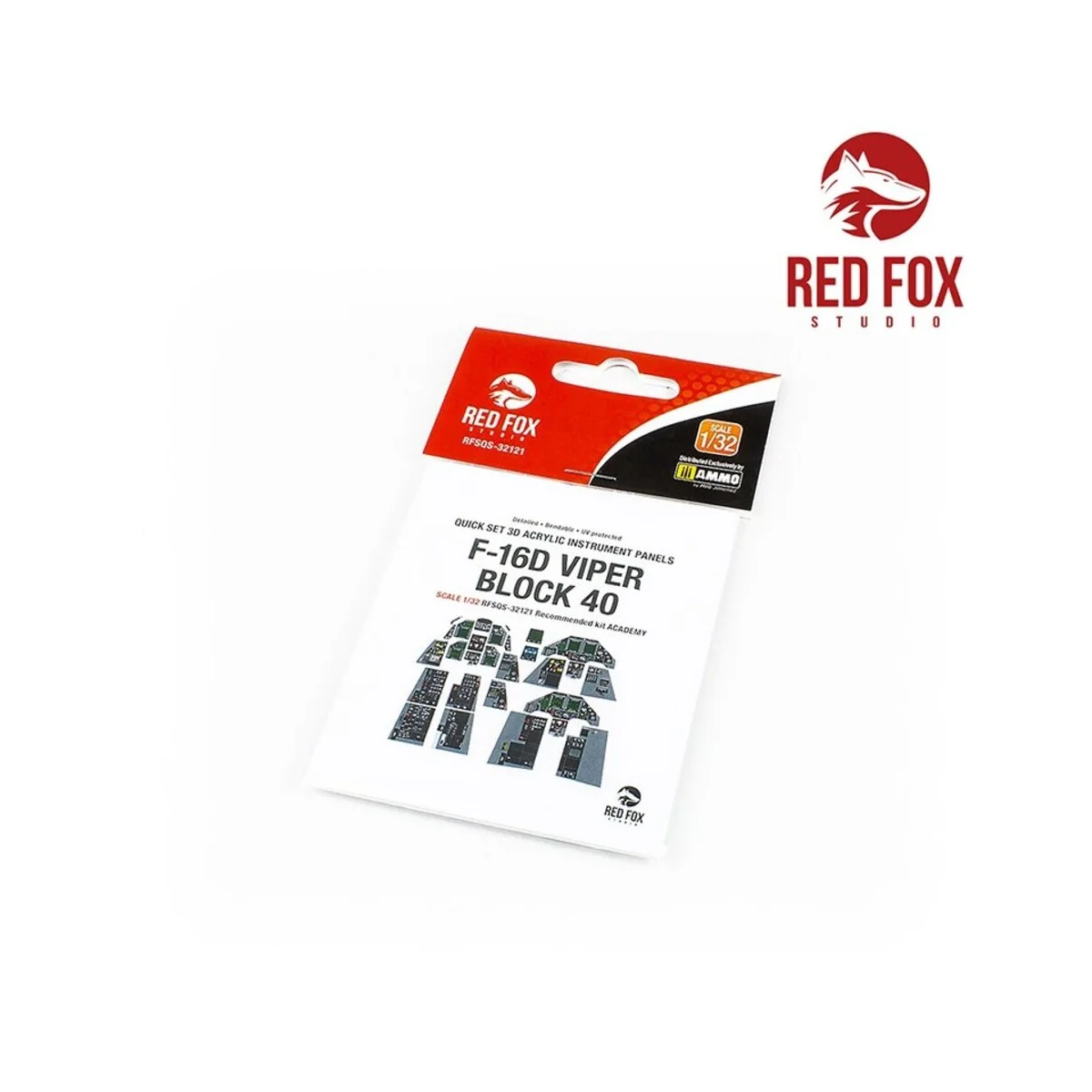 1/32 F-16D Block 40 Viper (for Academy kit), 1/32 - Red Fox Studio ...