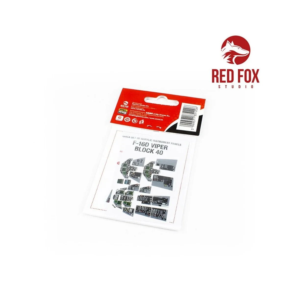1/32 F-16D Block 40 Viper (for Academy kit), 1/32 - Red Fox Studio ...