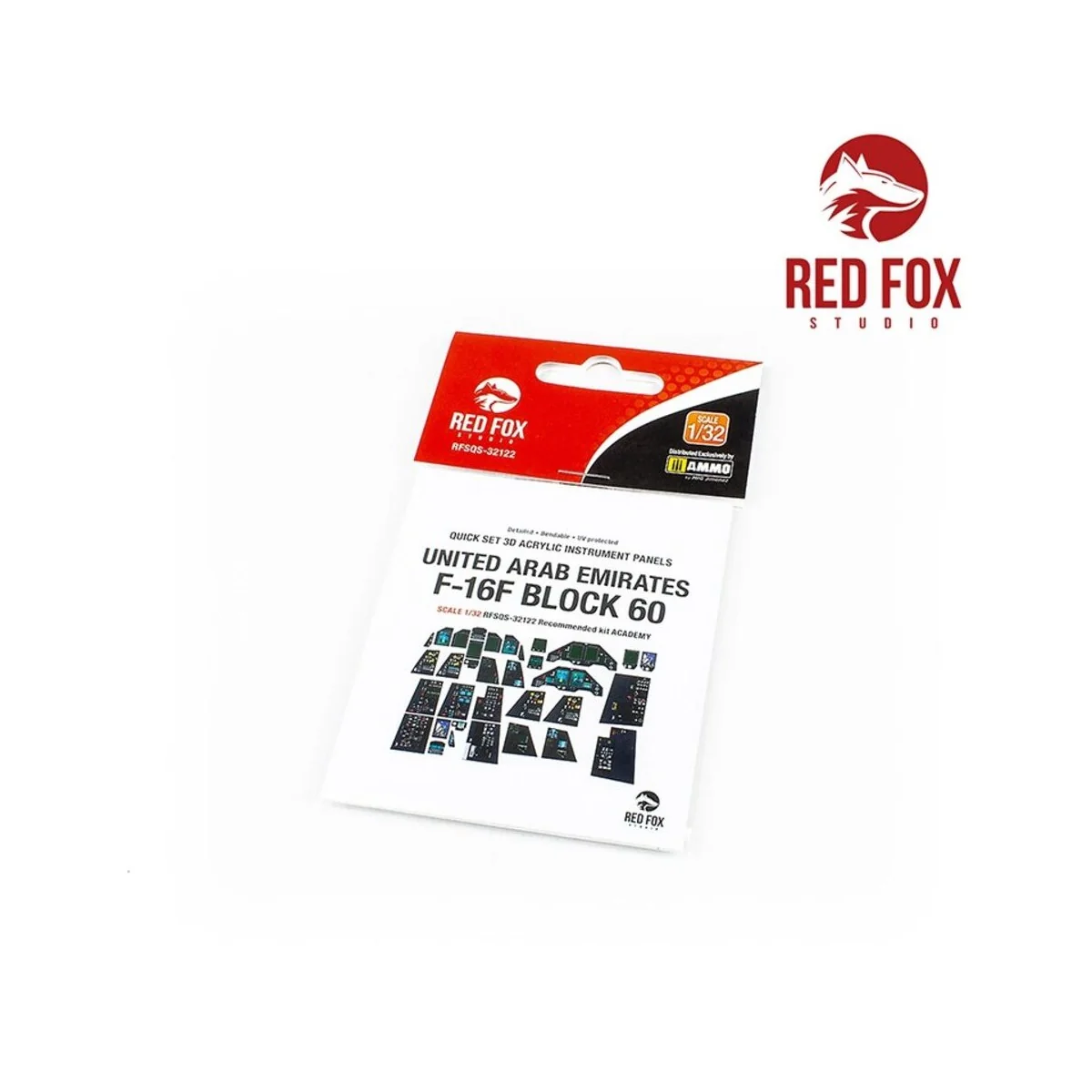 1/32 F-16F Block 60 Fighting Falcon (for Academy kit), 1/32 - Red F...