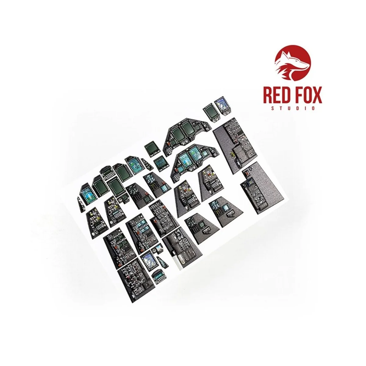 1/32 F-16F Block 60 Fighting Falcon (for Academy kit), 1/32 - Red F...
