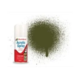 HUMBROL ACRYLIC HOBBY SPRAY 150ML No 155 Olive Drab Matt - Humbrol ...