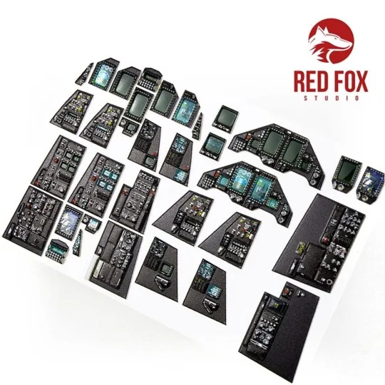 1/32 F-16F Block 60 Fighting Falcon (for Academy kit) - Red Fox Stu...