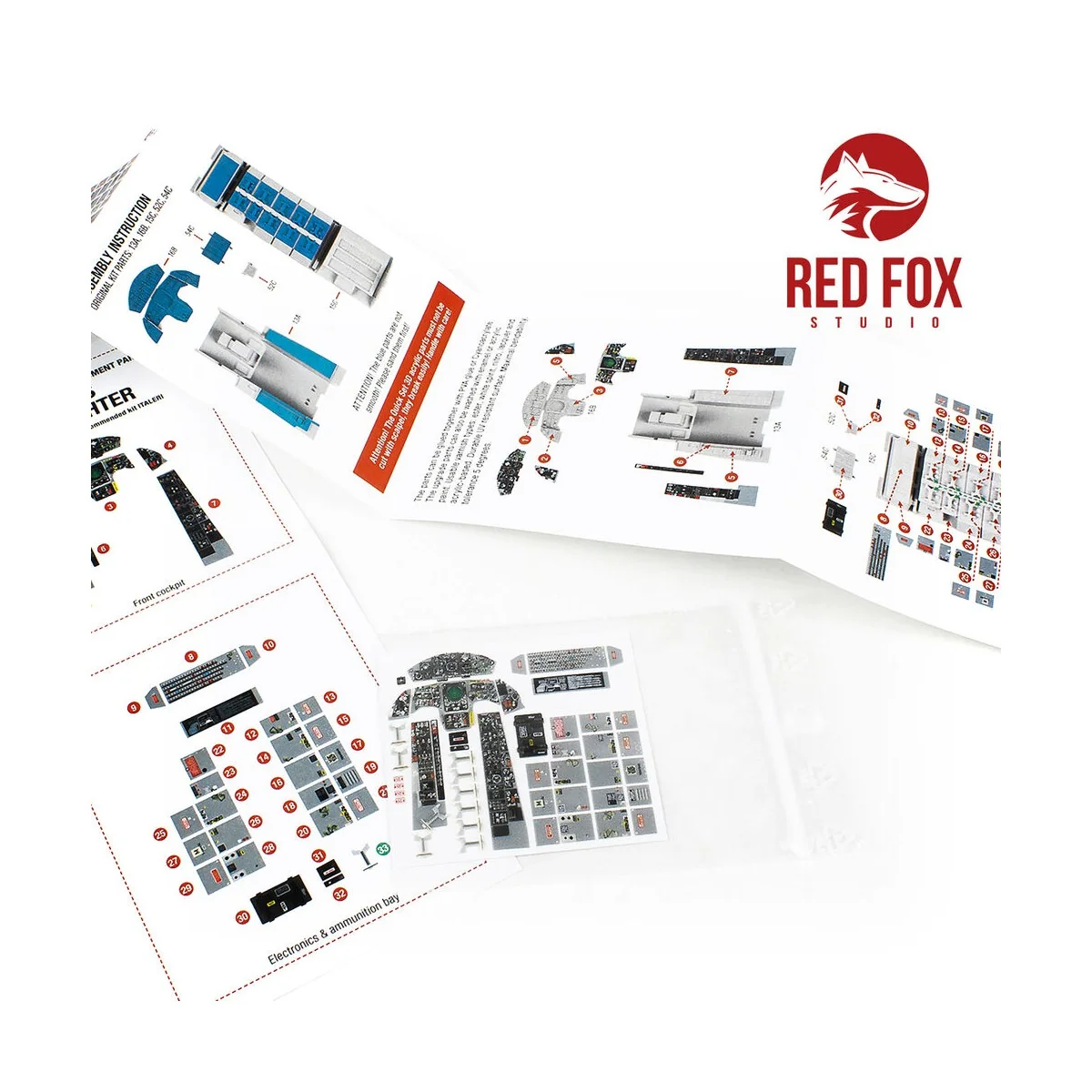 1/32 F-104S Starfighter (for Italeri kit) - Red Fox Studio RFSQS-32124