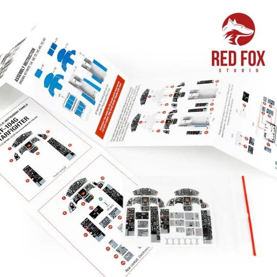 1/32 TF-104G Starfighter (for Italeri kit), 1/32 - Red Fox Studio R...