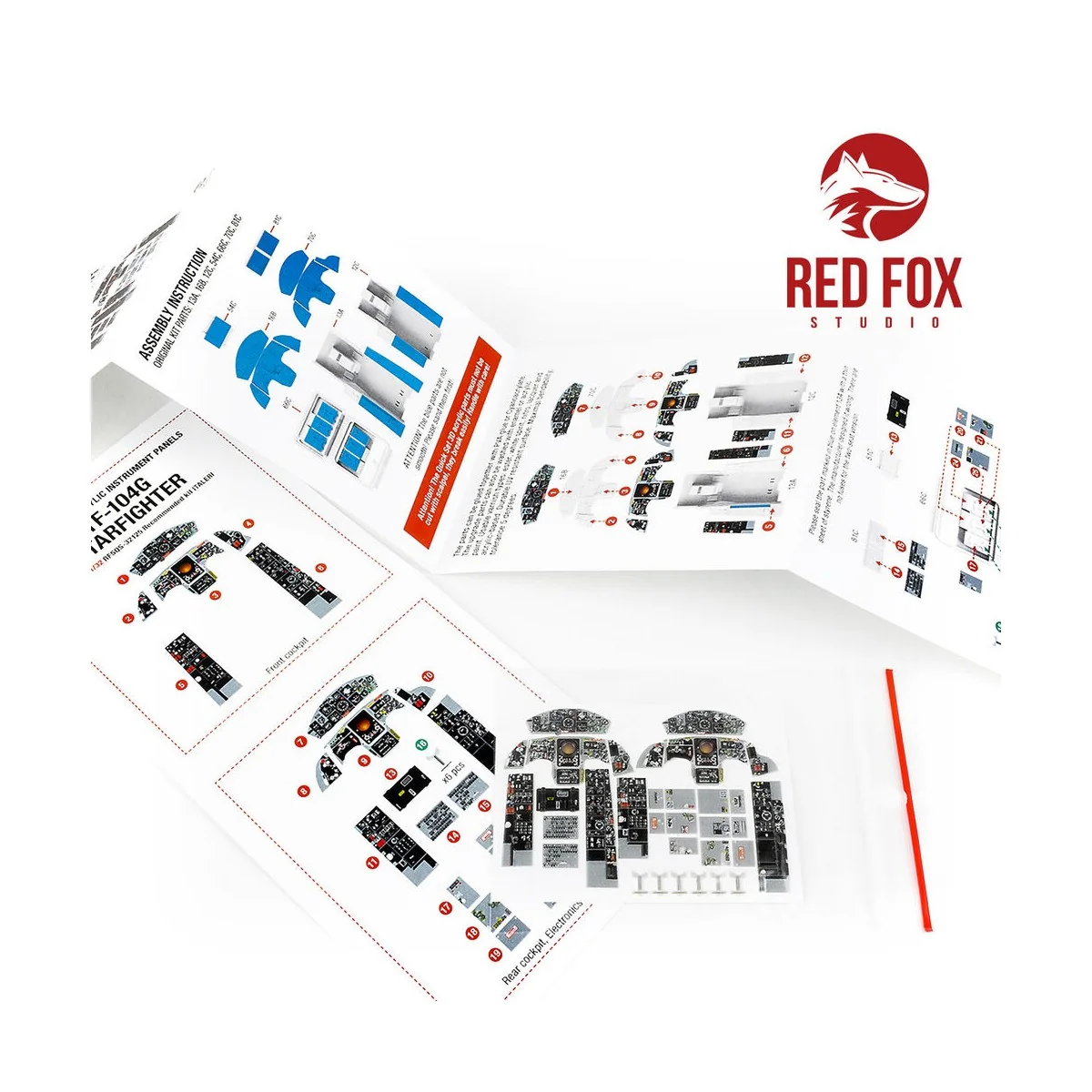1/32 TF-104G Starfighter (for Italeri kit), 1/32 - Red Fox Studio R...