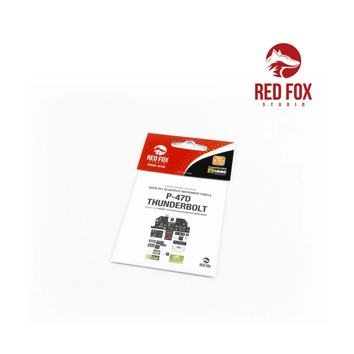 1/32 P-47D Thunderbolt (for Hasegawa kit) - Red Fox Studio RFSQS-32130