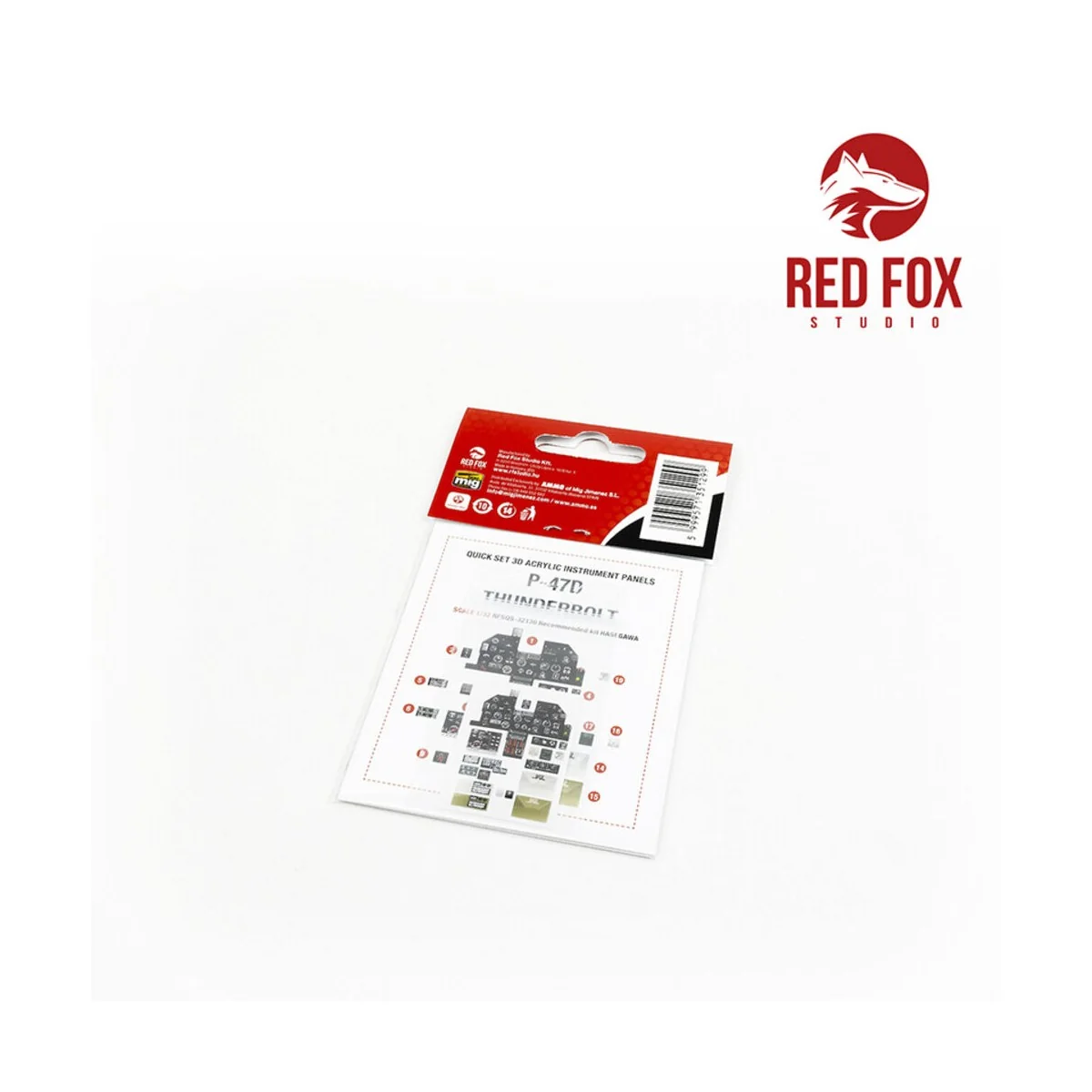 1/32 P-47D Thunderbolt (for Hasegawa kit), 1/32 - Red Fox Studio RF...