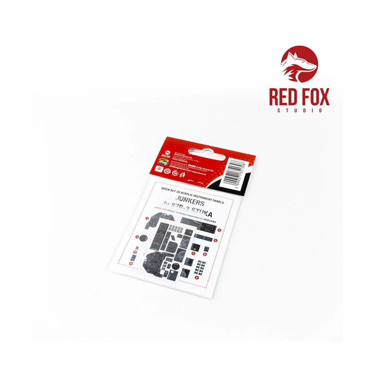 1/32 Junkers Ju 87G Stuka (for Hasegawa kit), 1/32 - Red Fox Studio...