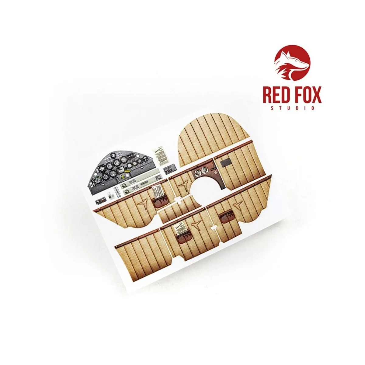 1/32 Bf 108 Taifun Updated (Full Interior) (for Eduard kit) - Red F...