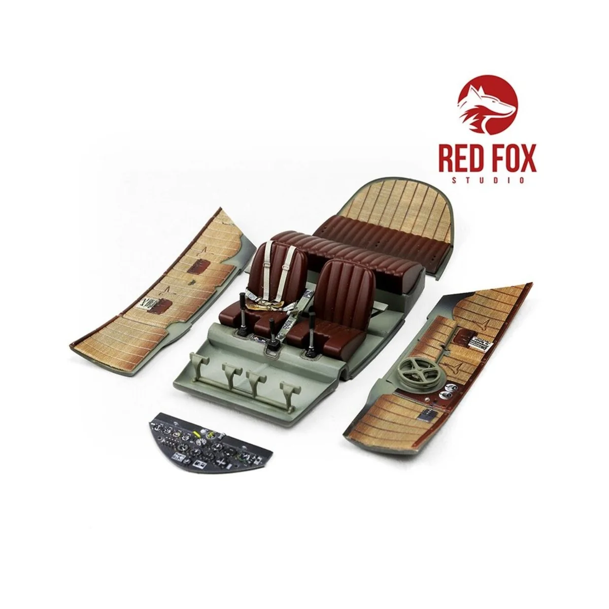 1/32 Bf 108 Taifun Updated (Full Interior) (for Eduard kit) - Red F...