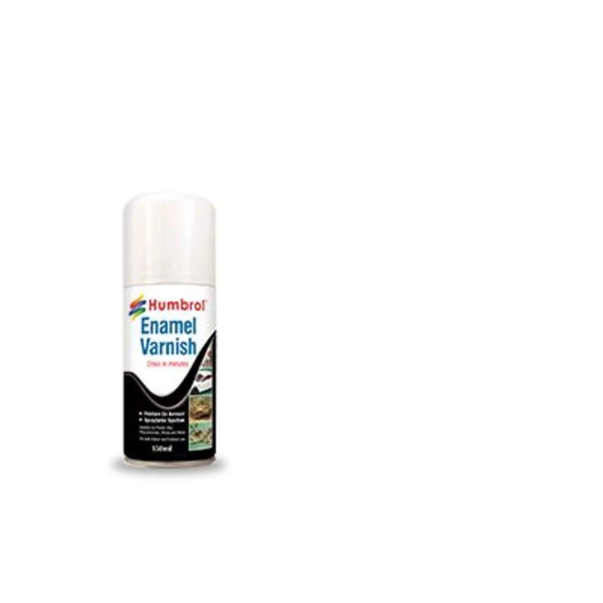HUMBROL ENAMEL HOBBY VARNISH SPRAY 150ML No 135 Satin Varnish - Hum...