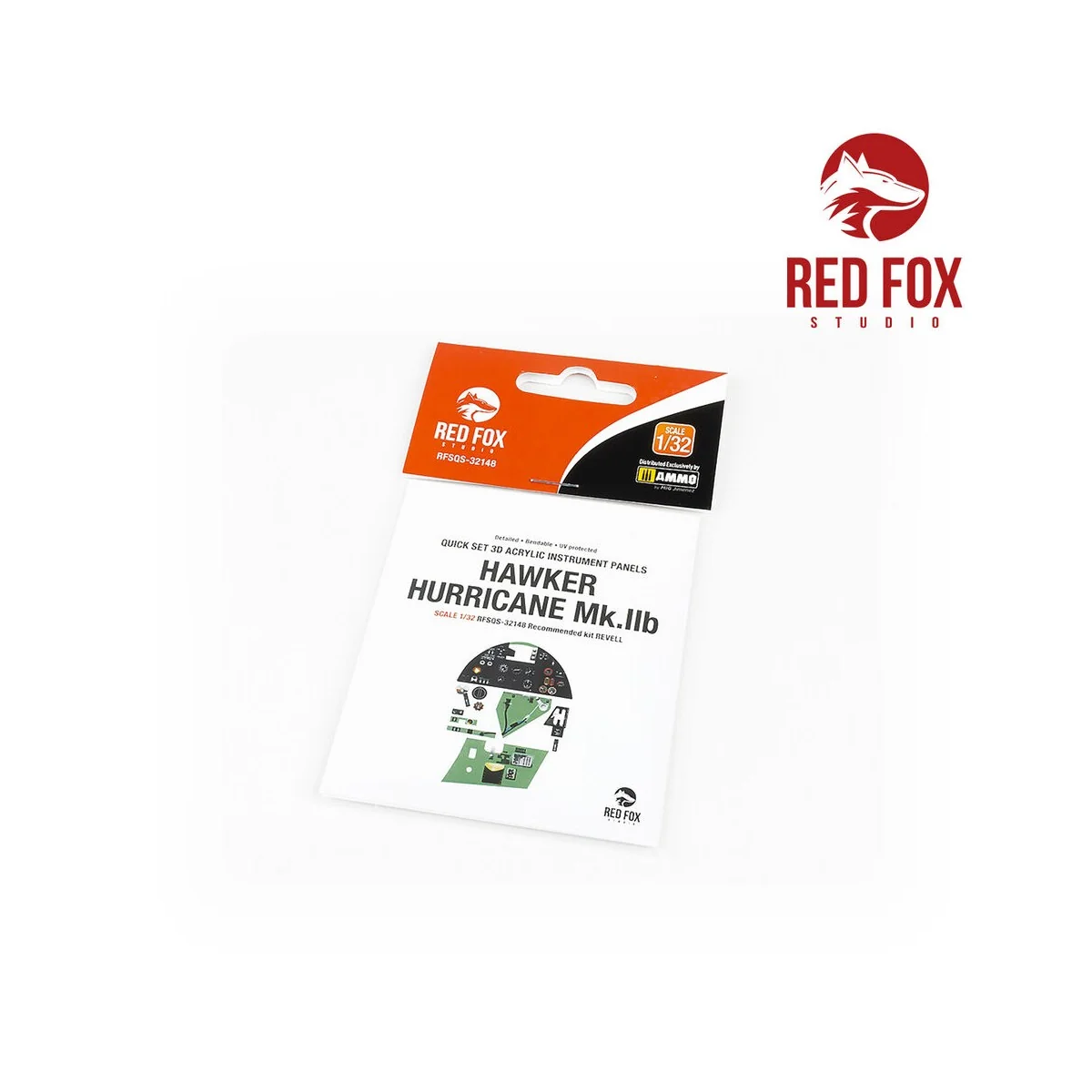 1/32 Hawker Hurricane Mk Iib (for Revell kit), 1/32 - Red Fox Studi...