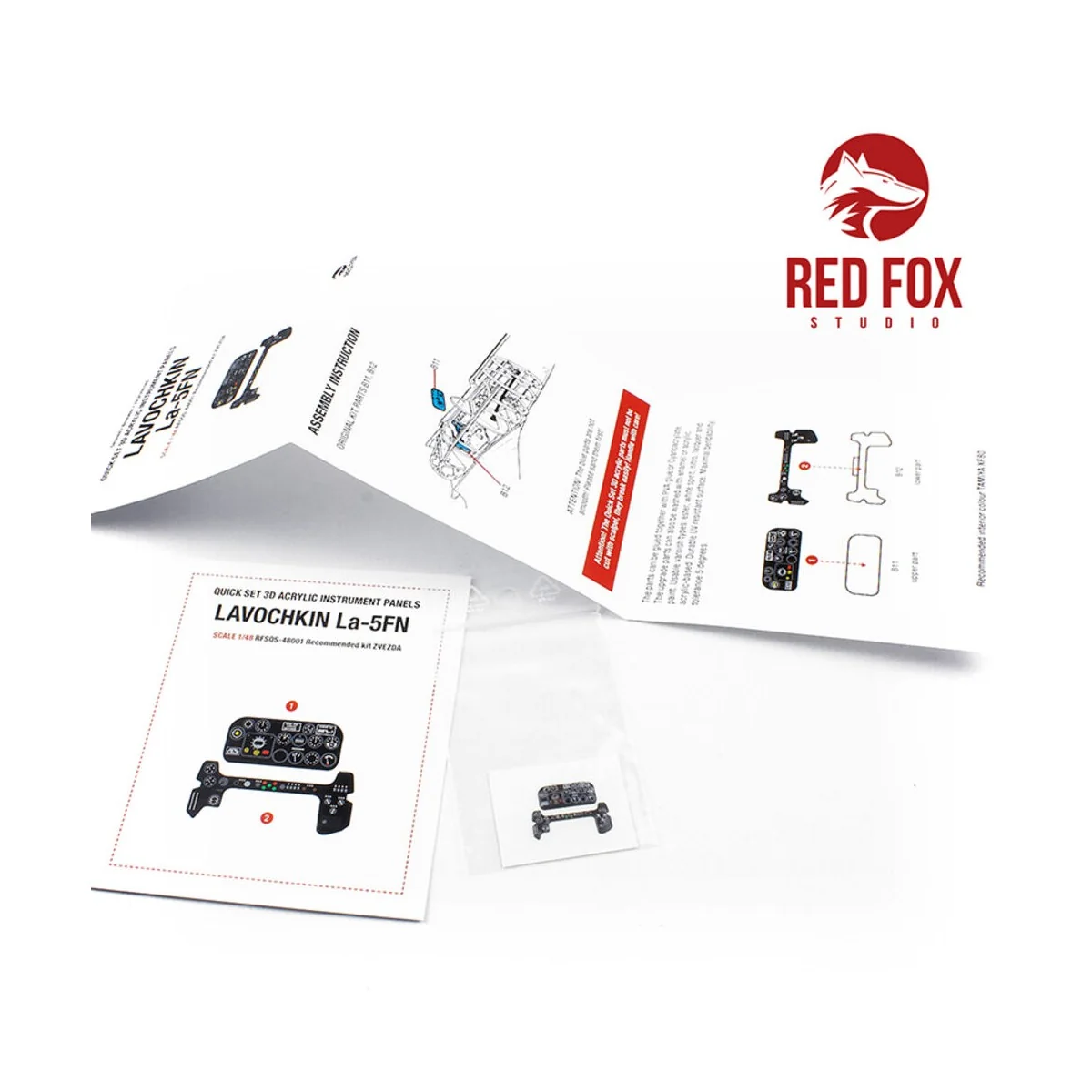 1/48 Lavochkin La-5FN (for Zvezda kit) - Red Fox Studio RFSQS-48001