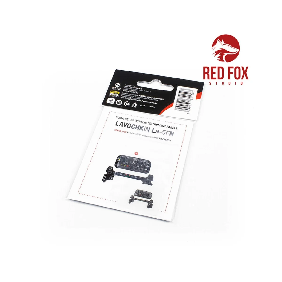 1/48 Lavochkin La-5FN (for Zvezda kit) - Red Fox Studio RFSQS-48001