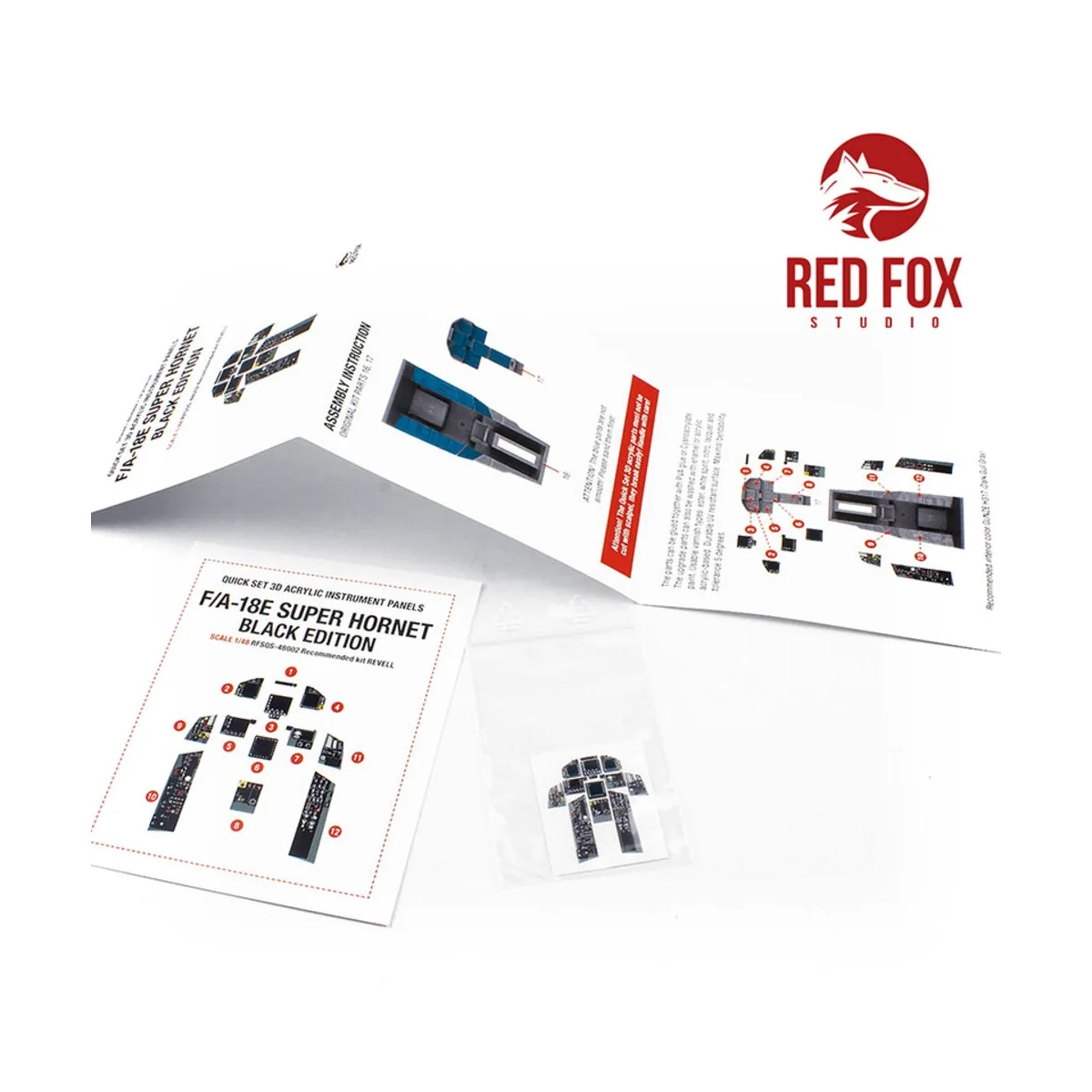 1/48 F/A-18E Super Hornet BE (for Revell kit) - Red Fox Studio RFSQ...