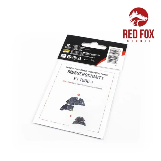 1/48 Messerschmitt Bf 109E-1 (for Eduard kit), 1/48 - Red Fox Studi...