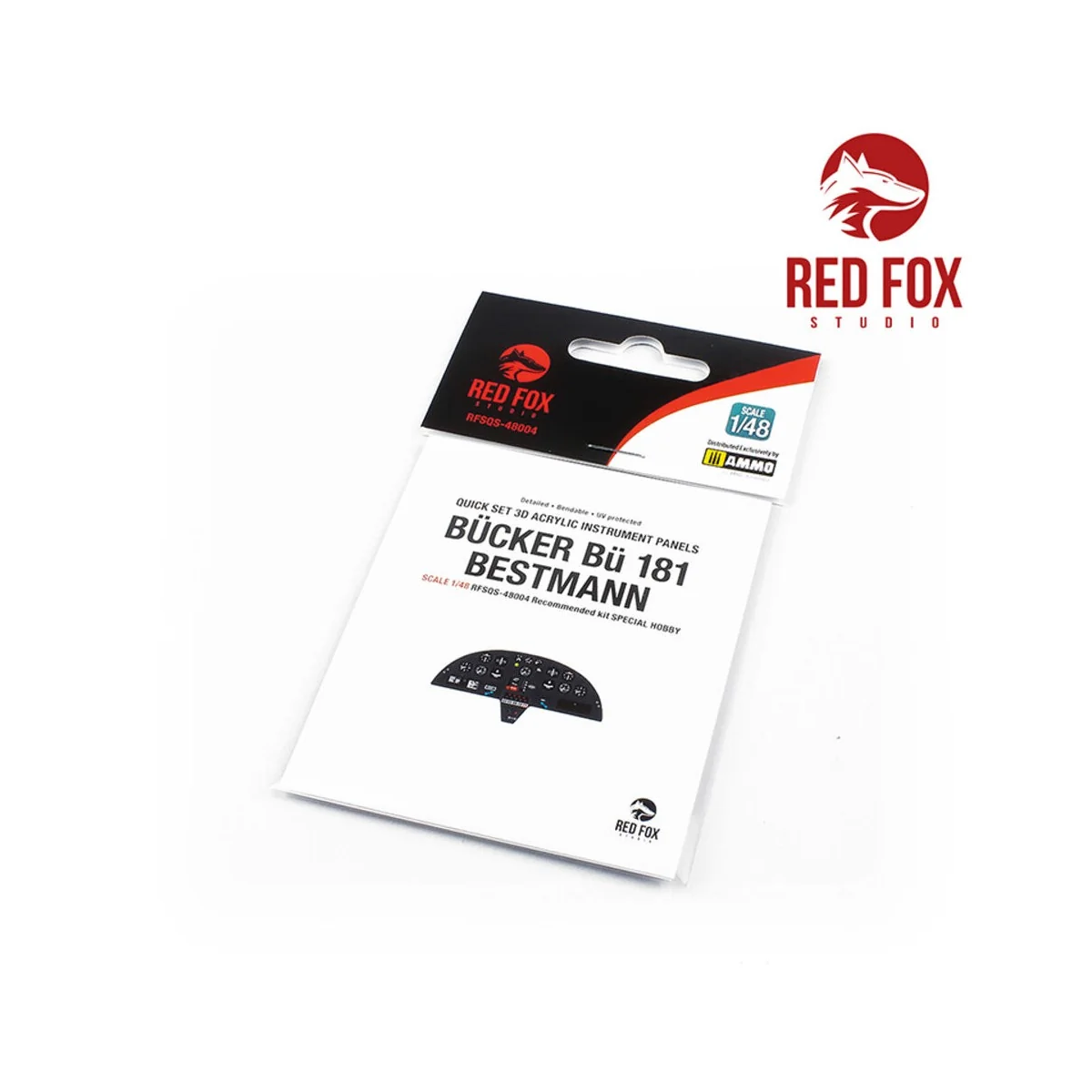 1/48 Bücker Bü-181 Bestmann (for Special Hobby kit), 1/48 - Red Fox...