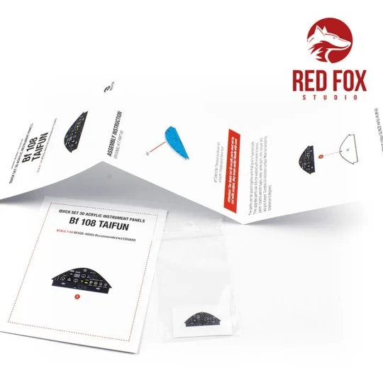1/48 Bf 108 Taifun (for Eduard kit) - Red Fox Studio RFSQS-48005