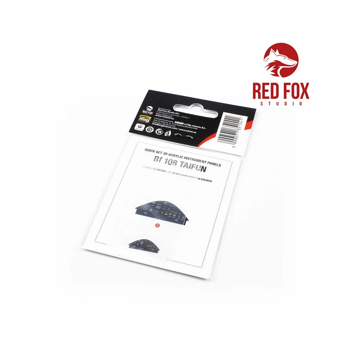 1/48 Bf 108 Taifun (for Eduard kit), 1/48 - Red Fox Studio RFSQS-48005