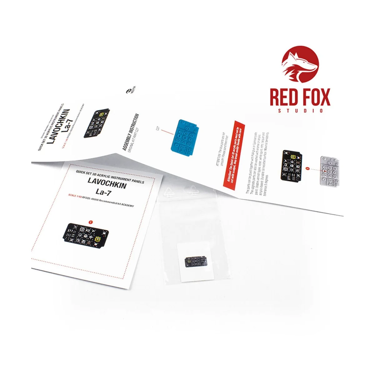 1/48 Lavochkin La-7 (for Academy kit) - Red Fox Studio RFSQS-48008