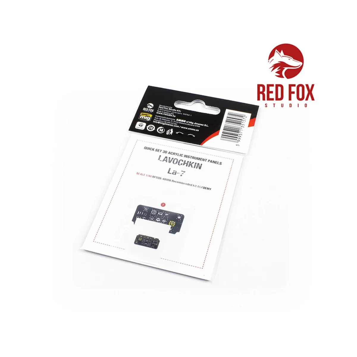 1/48 Lavochkin La-7 (for Academy kit), 1/48 - Red Fox Studio RFSQS-...