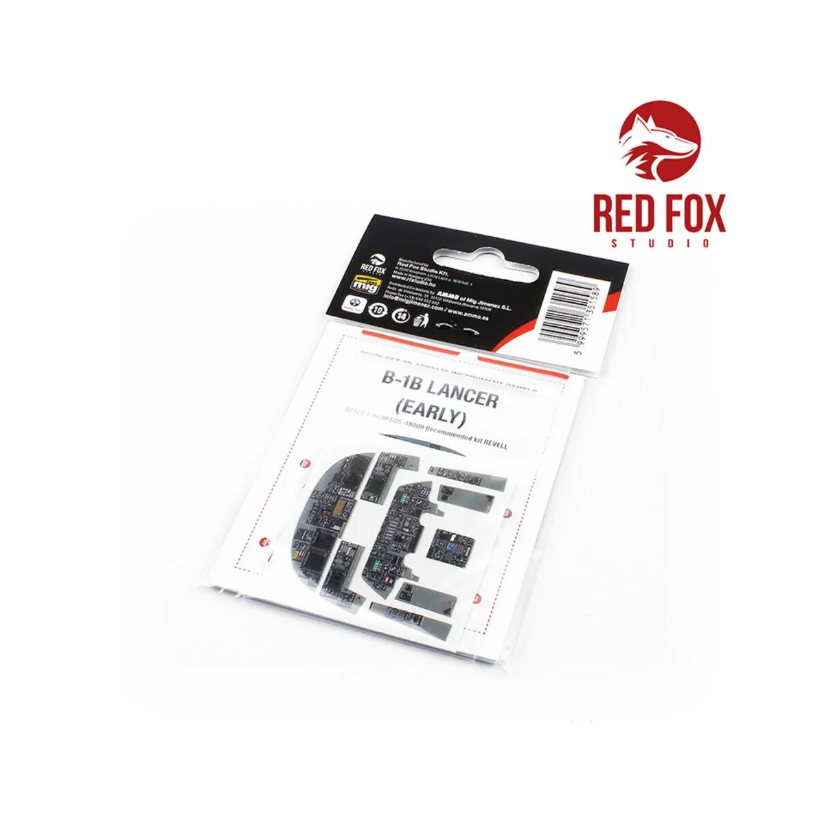 1/48 Rockwell B-1B Lancer (Early) (for Revell kit), 1/48 - Red Fox ...