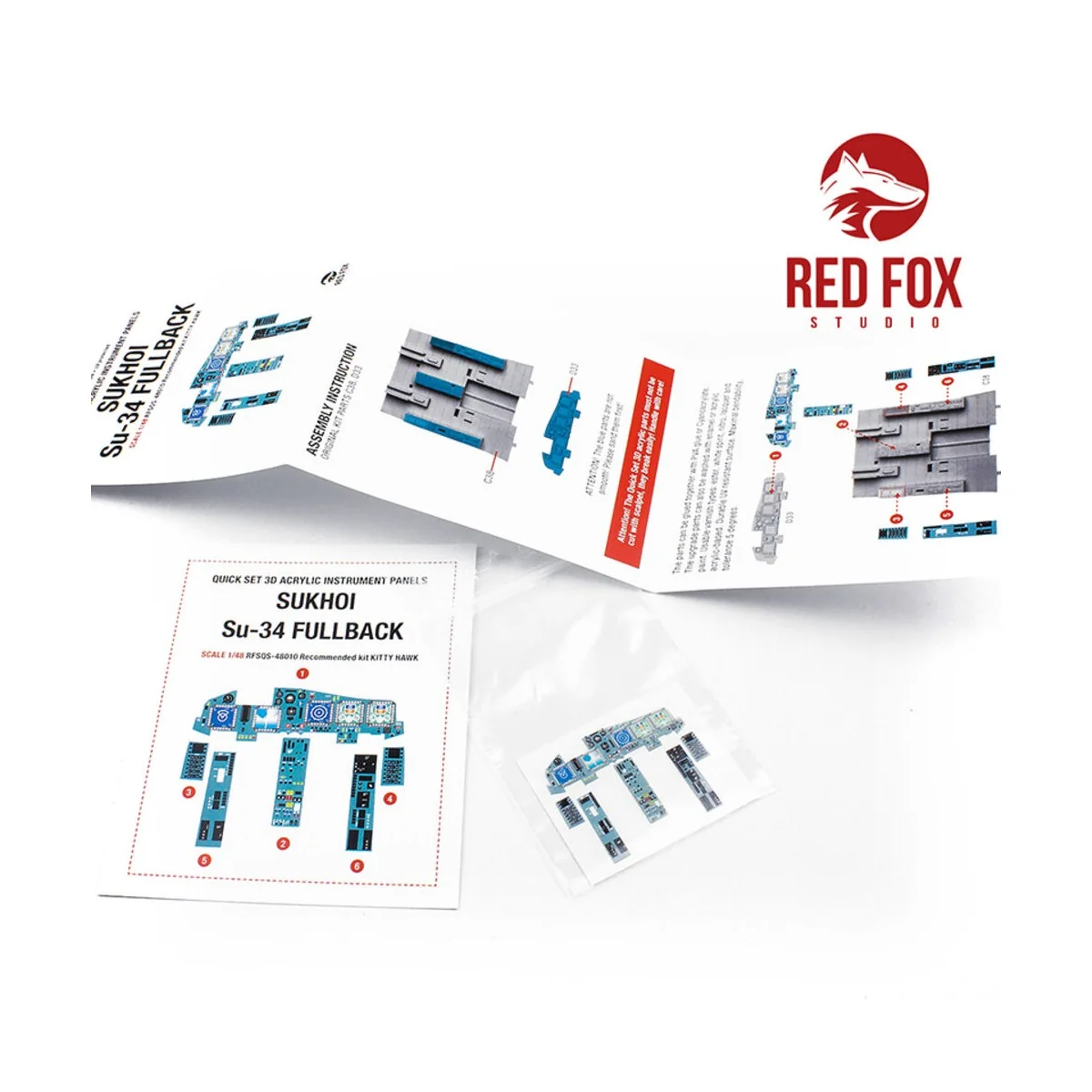 1/48 Su-34 Fullback (for Kitty Hawk kit), 1/48 - Red Fox Studio RFS...