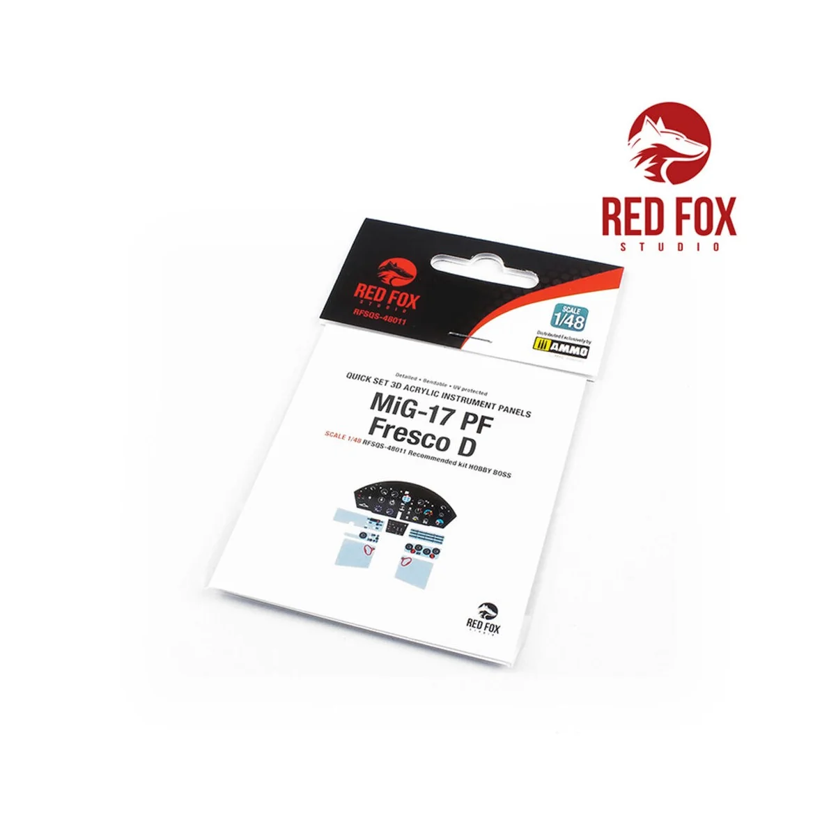 1/48 MiG-17 PF Fresco D (for Hobby Boss kit), 1/48 - Red Fox Studio...