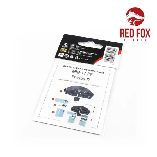 1/48 MiG-17 PF Fresco D (for Hobby Boss  kit) - Red Fox Studio RFSQ...