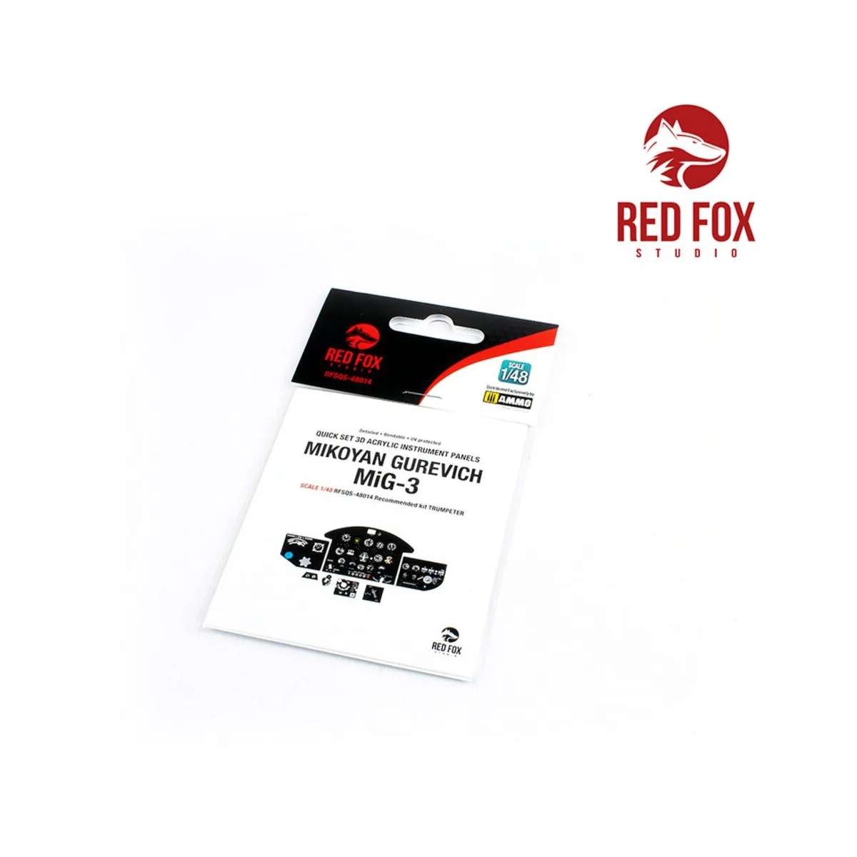 1/48 Mikoyan Gurevich MiG-3 (for Trumpeter kit), 1/48 - Red Fox Stu...