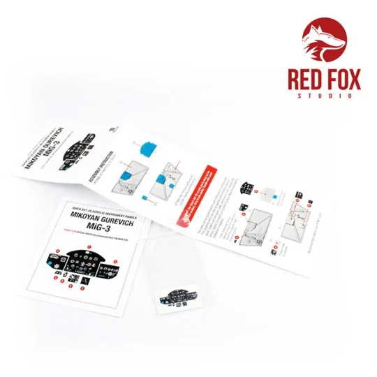 1/48 Mikoyan Gurevich MiG-3 (for Trumpeter kit) - Red Fox Studio RF...