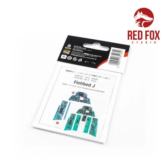 1/48 MiG-21MF Fishbed J (for Academy kit) - Red Fox Studio RFSQS-48015