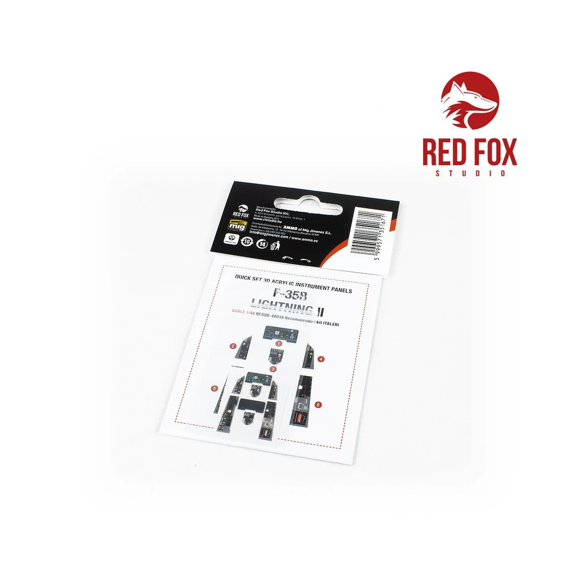 1/48 F-35B Lightning II (for Italeri kit), 1/48 - Red Fox Studio RF...